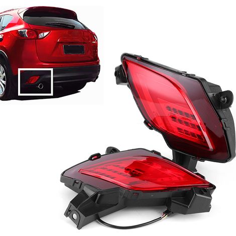 Helle LED-Rückleuchte mit Reflektor für die hintere Stoßstange, passend für Mazda CX-5 (2013–2016) (1/5)