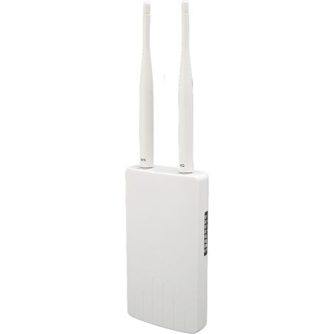 Routeur sans fil 4G LTE avec emplacement pour carte SIM, 300 Mbps, débloqué, point d'accès Wi-Fi mobile avec 2 antennes et prise européenne.