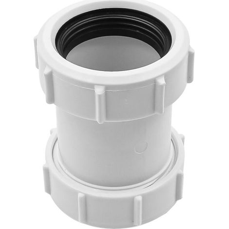 Raccord De Tuyau D'évacuation - 40 mm - Droit À Compression - Pour Baignoire Évier Douche Machine À Laver - 1 Pièce (1/5)