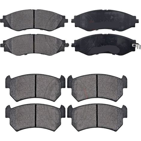 KIT PASTIGLIE FRENO ANTERIORI E POSTERIORI compatibile con CHEVROLET LACETTI (J200) / PASTIGLIE FRENANTI AUTO OEM FDB1905,FDB1889 FDB4295 / SOSTITUZIONE DIRETTA / BASSA POLVERE / SILENZIOSO