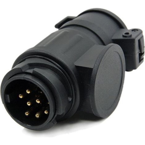 Adaptateur de remorque de 13P VERS 7P pour connecteur de Prise électrique de Prise Caravane de Camion d'attelage de remorque de Prise européenne Standard