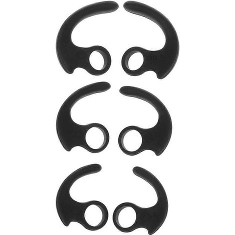 Paar/Packung weiche Silikon-Ohrhaken für Sony-Kopfhörer, Größen S/M/L (1/4)
