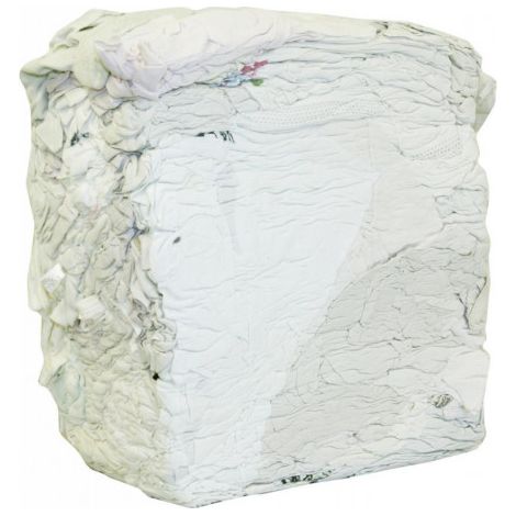 Chiffon de nettoyage jersey majoritairement blanc 10kg