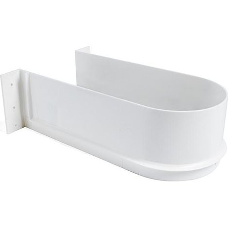 salva sifon bile para baños plástico blanco para cajón de espesor 16mm. (1/2)