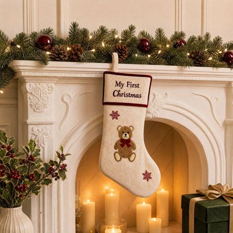 Weihnachtsdekoration, Panda-Strümpfe, Weihnachtsstrümpfe, Christbaumschmuck, Geschenke
