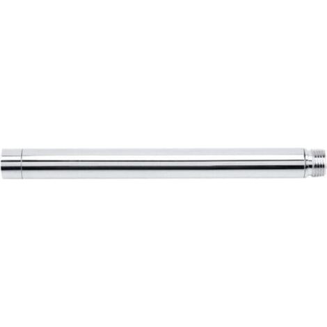 Bras de Douche Rond en Acier Inoxydable, Rallonge de Douche de 8 Pouces avec Chromage,