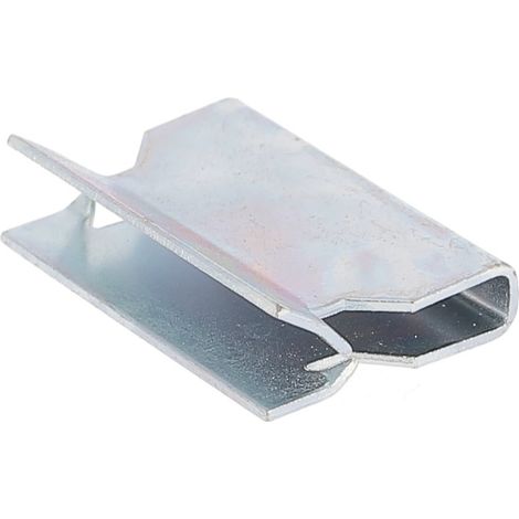 Clip Double U Tole 1-1.5 mm Acier Zinc Pass Criii 051 510 005