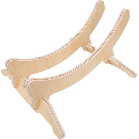 Support de vélo en bois réglable, antidérapant et stable, portable (1/5)