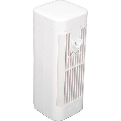Climatiseur mobile polyvalent performant peu bruyant 3 niveaux de vitesse réservoir eau 120 ml pulvérisation refroidisseur d'air de bureau avec veilleuse (1/5)