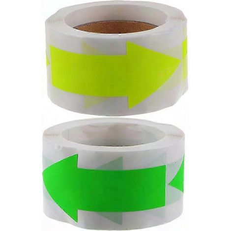 Selbstklebende Pfeil-Etiketten für Gebäck- und Kuchenverpackungen, 2 Rollen à 6,5 x 3,5 x 0,1 cm, Dekorative Aufkleber (1/5)
