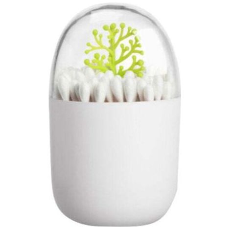 QORVA-Boîte de rangement créative polyvalente en forme d'animal et de plante, boîte de rangement pour cure-dents, cosmétiques, coton-tige, petit pot de rangement divers