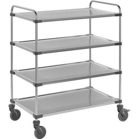 FRANKEL kaiserkraft, Chariot à plateaux en inox VARITHEK SERVO+ (1/5)