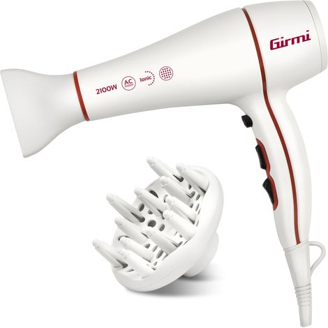 Asciugacapelli Phon Professionale Ionic PH4701 2000 Watt Girmi (1/5)