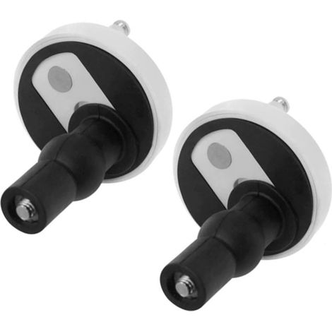 Kit de fijación de asiento de inodoro de 2 piezas, pernos de liberación rápida, tornillos de bisagra para reparación y reemplazo, compatible con la instalación de asientos estándar americanos.