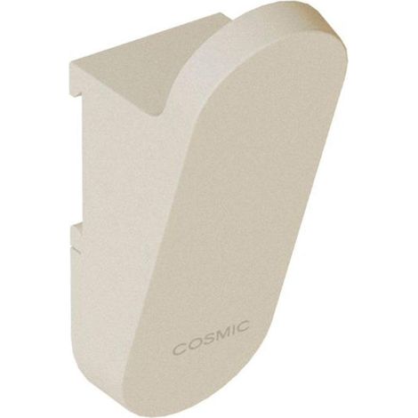 COSMIC Towel hook, Coat hook, 2 Pieces, White, Compatible with ALIFE Collection