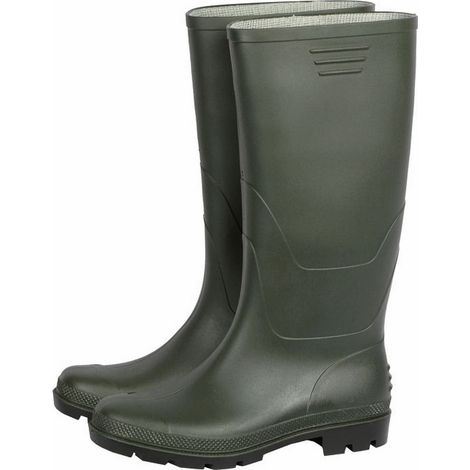 Stivali In Pvc a Ginocchio N.40 colore Verde con Suola Carrarmato Maurer (1/2)