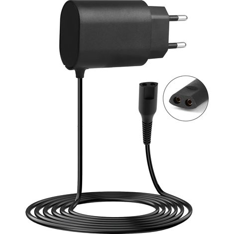 12V 0,4A Chargeur pour Rasoir Électrique Séries 9/8/7/6/5/4/3/2/1 (1/5)