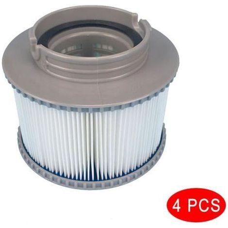 Lot de 4 cartouches de filtre pompe piscine pour Modèles MSPA-Ywey (1/4)