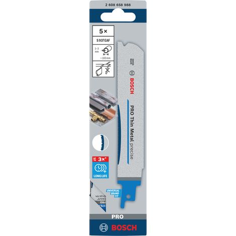 BOSCH BRZESZCZOT S PRO S937EAF 1,1 x 25 x 150mm /5szt.