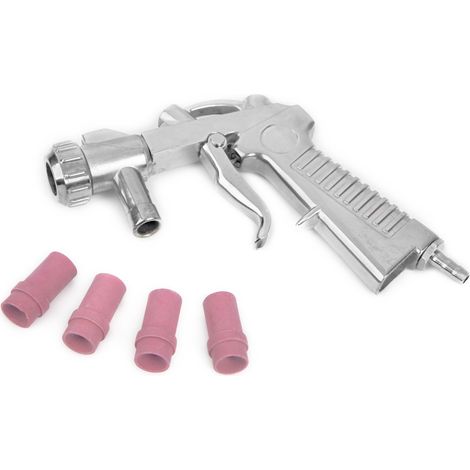 Pistola Para Chorreadora De Chorreadora Con 4 Boquillas  Pistola Arenadora para cabina chorreadora (1/2)