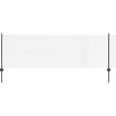 Maison Exclusive - Schweißdrahtzaun mit Pfosten 50 x 0,8 m (B x H