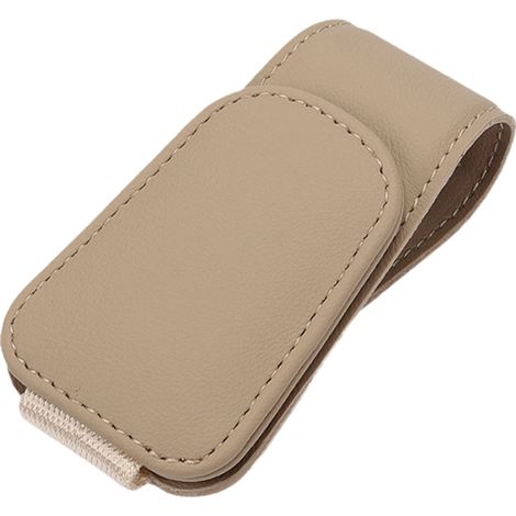 Support de lunettes de soleil pour pare-soleil de voiture - Accessoire intérieur multifonction - Porte-documents/cartes/tickets - Clip de fixation magnétique