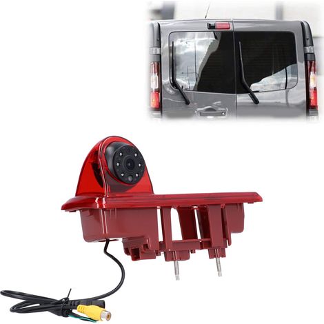 Caméra de recul pour Opel Vivaro 2014 avec éclairage frein et vision nocturne LED IR