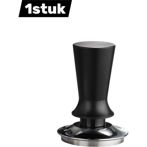 tasseur à pression - Tasseur à café 51 mm - 100 % acier inoxydable - Pression équilibrée par l'eau - Tasseur à ressort calibré de qualité supérieure (13,6 kg) - Compatible avec les porte-filtres de 51 (1/5)