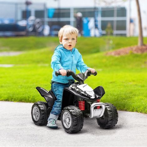 Quad enfant électrique, LED, 2,8 km/h, 1,5 à 3 ans, noir DESVIAE (1/5)