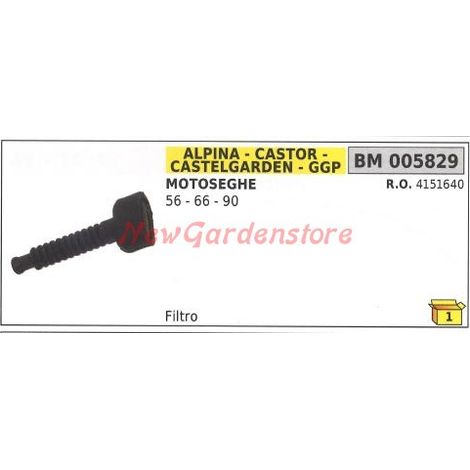Tubetto olio con filtro aspirazione GGP per motosega 56 66 90 005829