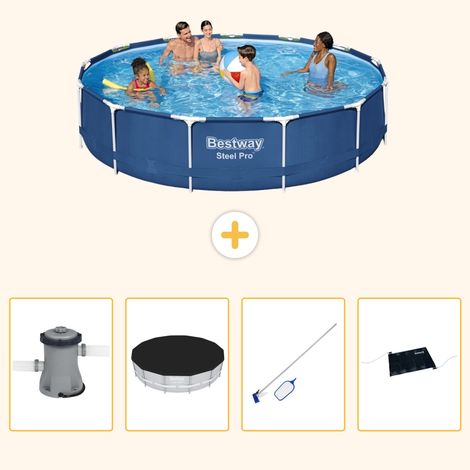 Bestway Bestway Steel Pro Ronde - 396x84 cm - 5-pièces S241 (1/5)