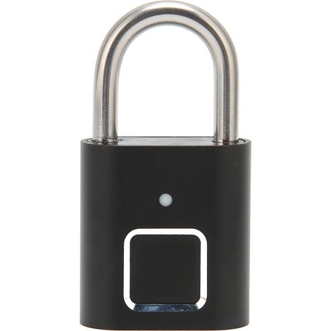 Coffre-fort à empreinte digitale, serrure numérique sécurisée étanche avec recharge USB pour valises, sacs et casiers (1/5)