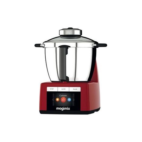 Magimix – Robot multifonction Cook Expert Rouge 1700W – Bol thermo inox 3,5L – 15 programmes automatiques – Cuisson précise de 30 à 160°C