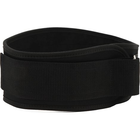 Ceinture de soutien lombaire ajustable, protection de la taille confortable et respirante, ceinture de compression pour le sport, noire, taille S (1/5)