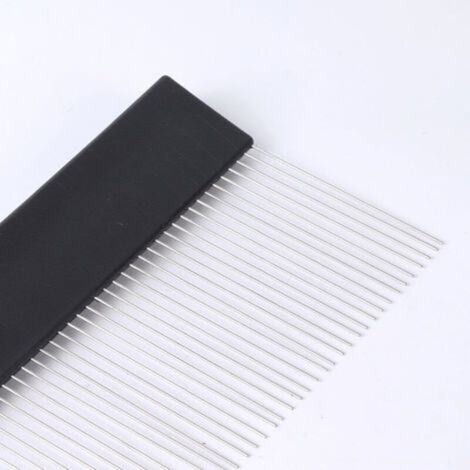 Outil de Texture Murale Acier Inoxydable Peigne à Grain pour Peinture Artistique Scarificateur pour Plâtre Accessoire Diy pour Décoration Intérieure avec Effet Lin sur Murs (1/4)