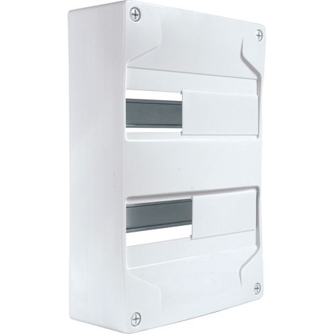 DEBFLEX - COFFRET VIDE 2 RANGEES 26MODULES 230X232X94MM - 707803 (1/5)