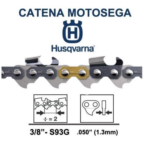 Catena motosega Husqvarna X-CUT SP33G - passo 325"- PIXEL 1,3 mm  Maglie: 80