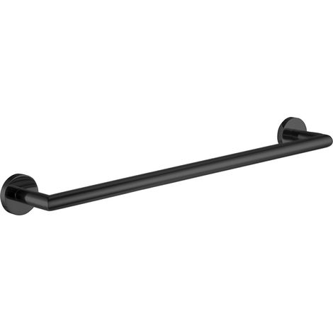 Toallero de barra adhesivo, 55cm, serie ECO, acabado negro mate - MANILLONS TORRENT (1/2)