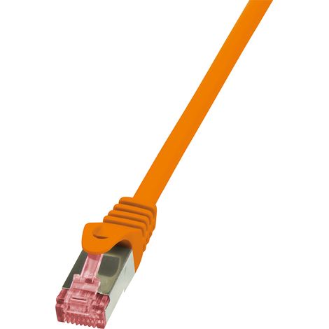 LogiLink 10m Cat.6 S/FTP cable de red Naranja Cat6 S/FTP (S-STP)