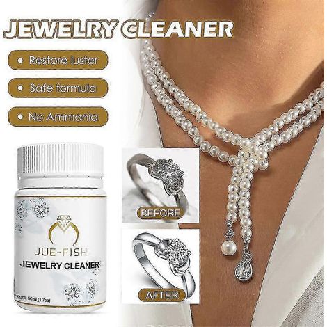 Solution de nettoyage liquide pour bijoux, or, argent, pierres précieuses et platine. (1/2)