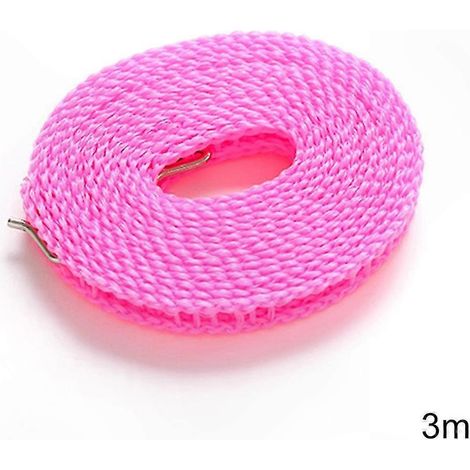 Corde à linge portable antidérapante et résistante au vent pour usage domestique (1/5)