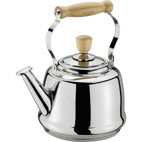 Bollitore Cilio Tradition in acciaio con manici in legno di acacia, 2,5 l