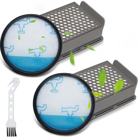 2 kit Remplacement Filtre pour Rowenta Compact Power XXL Aspirateur RO4811EA RO4823EA RO4825EA RO4826EA RO4853EA RO4855EA RO4859EA RO4871EA RO4881EA Aspirateur HEPA Filtre de remplacement (1/5)