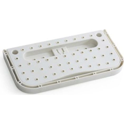 Étagère à Chaussures 4 Couleurs, Organisateur d'étagère de Support de Rangement de Chaussures Mural en Plastique, pour Porte de Placard, 27,9 x 14,5 x 2 cm (Blanche) (1/5)