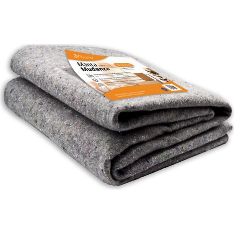 OFITURIA Coperta per trasloco, Misura 1,5 x 2 mt, Proteggi i tuoi mobili da urti e trasferimenti, Coperta riutilizzabile, Coperta per pittore, Yoga e animali domestici Spessore 3,6 mm (1 unità) (1/4)