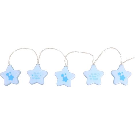Guirlande lumineuse enfant 10 LED à éclairage doux ETOILE