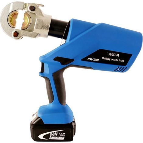 Pince hydraulique électrique EZ-300 EZ-400 Pince à sertir Les bornes en cuivre et en Aluminium Rechargeables(EZ-400) (1/5)