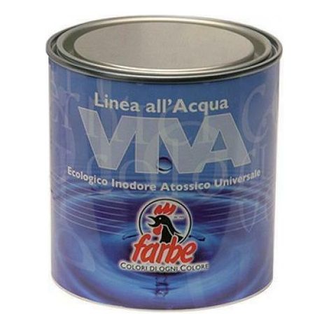 FARBE VIVA IMPREGNANTE ALL'ACQUA ECOLOGICO BIANCO ML.750