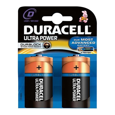 Duracell Ultra Power D K2 Batteria M. Powercheck
