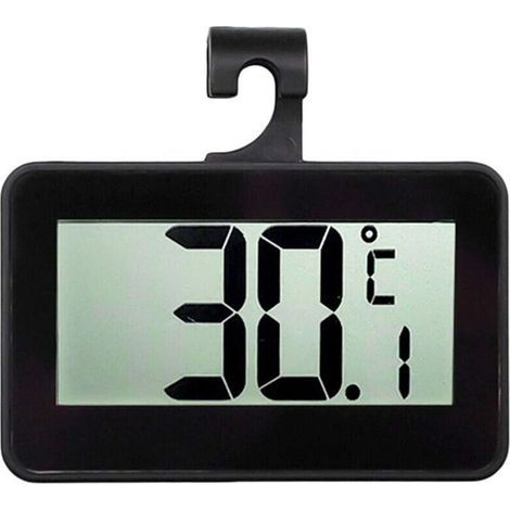 Thermomètre Électronique Pour Réfrigérateur Congélateur Chambre Bébé et Pièce Froide Écran Numérique Grand Format Précis et Fiable (1/5)